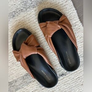 Jenni kayne leather knot sandals